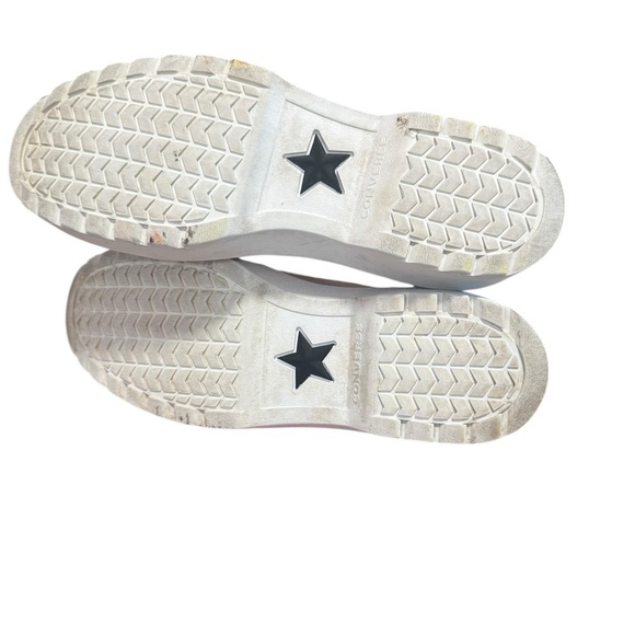 Converse Chuck Lugged Lift Hi Platform Sneaker Coral Peach Canvas Big Girls 4 - Picture 9 of 12